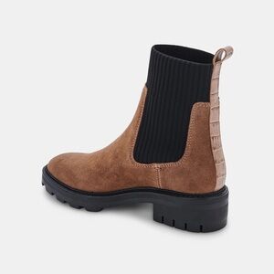 DOLCE VITA DARK BROWN SUEDE BOOTS